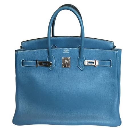 hermes birkin 35 blue.